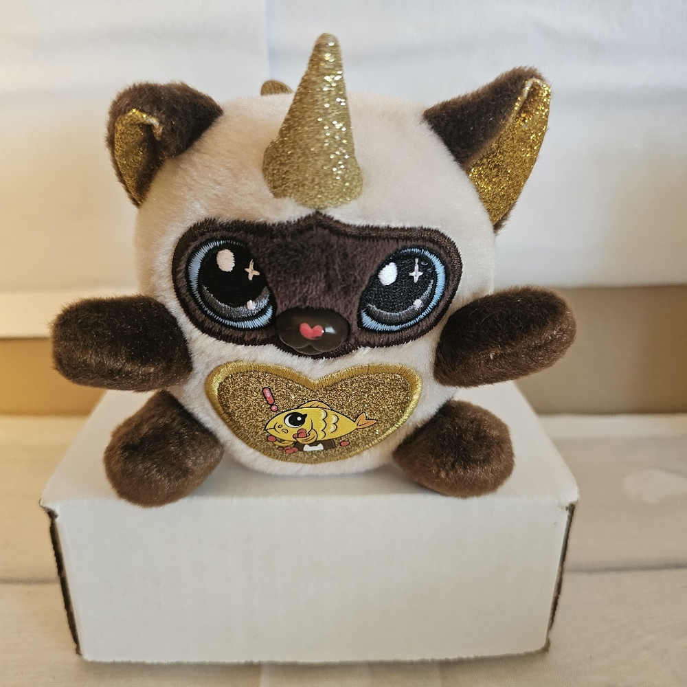 Zuru Rainbocorns Kittycorn Series 1 Siamese Cat Plush Yaxi Ages 3+